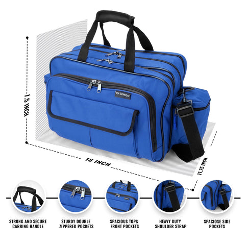 Nurse Travel Bag with Supplies – Durable Medical Tote for Nurses - ASA TECHMED