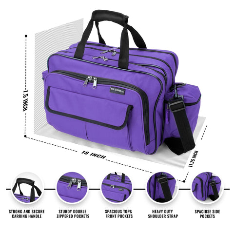 Nurse Travel Bag with Supplies – Durable Medical Tote for Nurses - ASA TECHMED