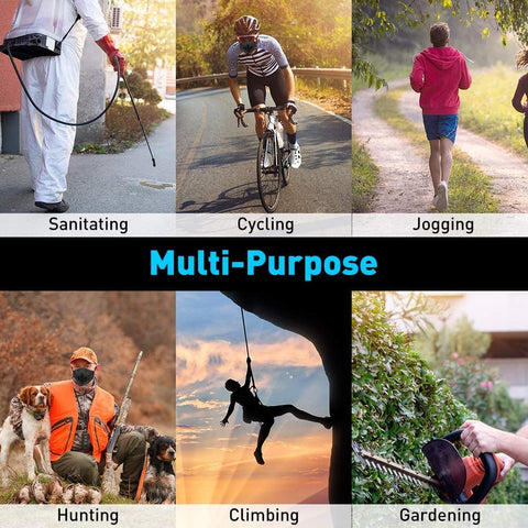 Reusable Dual Air Valve Face Mask - Activated Carbon Filter Mesh - ASA TECHMED