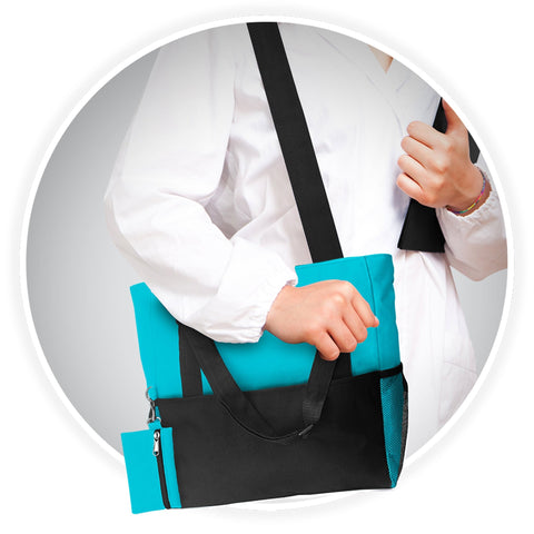 Shoulder Travel Nursing Tote Bag – Water - Resistant Canvas Utility Bag - ASA TECHMED