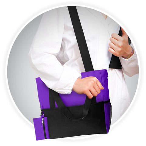 Shoulder Travel Nursing Tote Bag – Water - Resistant Canvas Utility Bag - ASA TECHMED