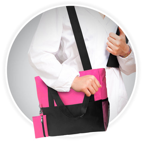 Shoulder Travel Nursing Tote Bag – Water - Resistant Canvas Utility Bag - ASA TECHMED
