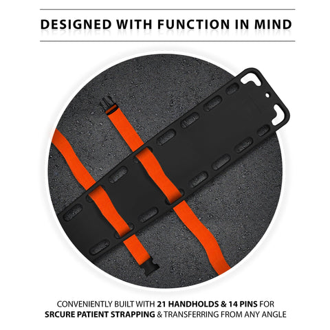 Spine Board Stretcher Backboard for Patient - EMT Backboard Immobilization - ASA TECHMED