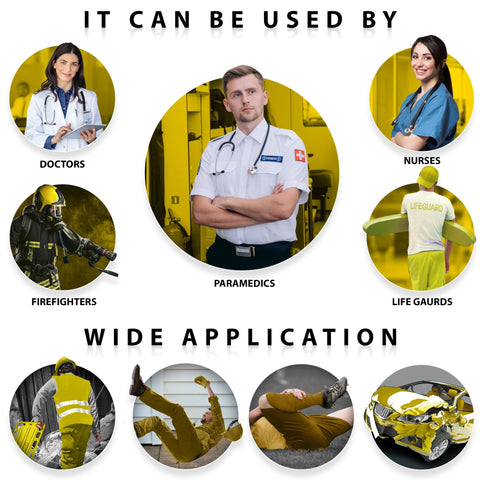 Spine Board Stretcher Backboard for Patient - EMT Backboard Immobilization - ASA TECHMED