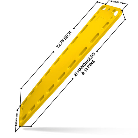 Spine Board Stretcher Backboard for Patient - EMT Backboard Immobilization - ASA TECHMED