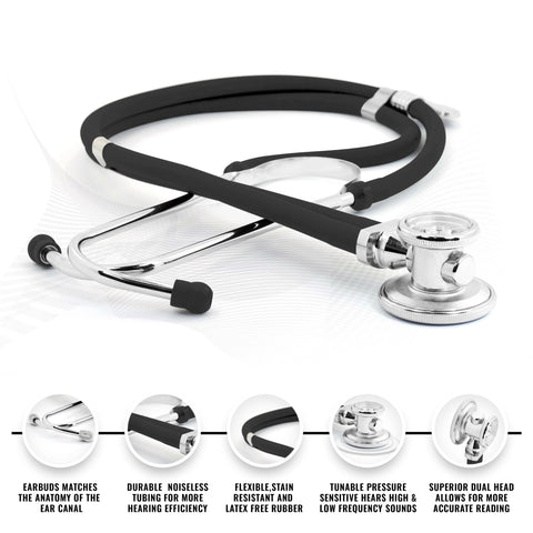 Sprague Dual - Head Stethoscope + Trauma Shears Set - ASA TECHMED