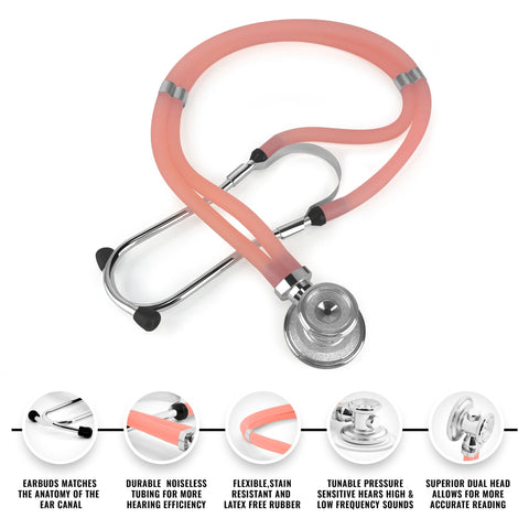 Sprague Dual - Head Stethoscope + Trauma Shears Set - ASA TECHMED
