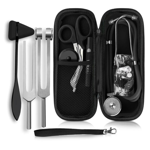 Sprague Stethoscope Kit - Shears, Tuning Forks, Hammer & Case - ASA TECHMED