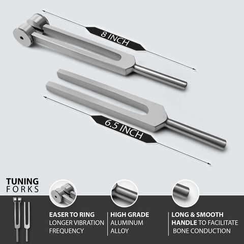 Sprague Stethoscope Kit - Shears, Tuning Forks, Hammer & Case - ASA TECHMED