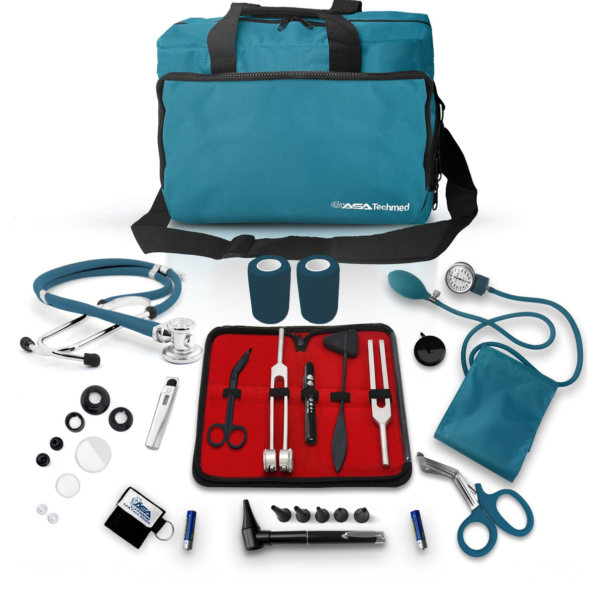 18-Piece Nursing Kit | Stethoscope, BP Cuff & Otoscope | ASA