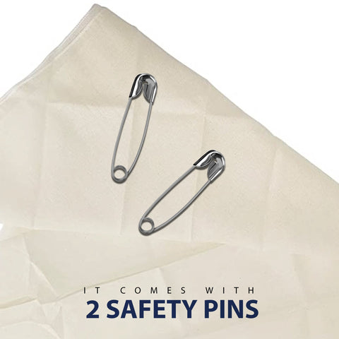 Triangular Bandage First Aid Kit – 100% Cotton Cravat Bandages, 40" x 40" x 56", 12 Pack with Safety Pins - ASA TECHMED