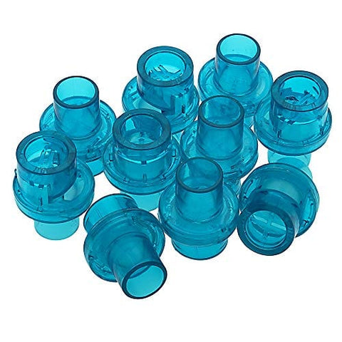 Universal Plastic CPR Pocket Resuscitator Mask Replacement Valves, CPR Rescue Mask Training Valves - Assorted Colors - ASA TECHMED