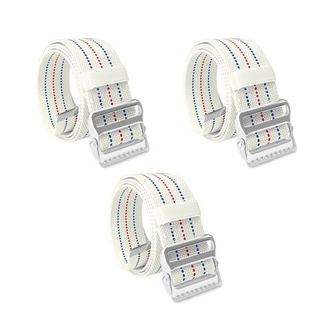 Walking Gait Belt with Metal Buckle and Belt Loop Holder, Patient Transfer Belt - Mobility Aid for Caregivers, Nurses, Home Health Aides, Physical Therapists - ASA TECHMED