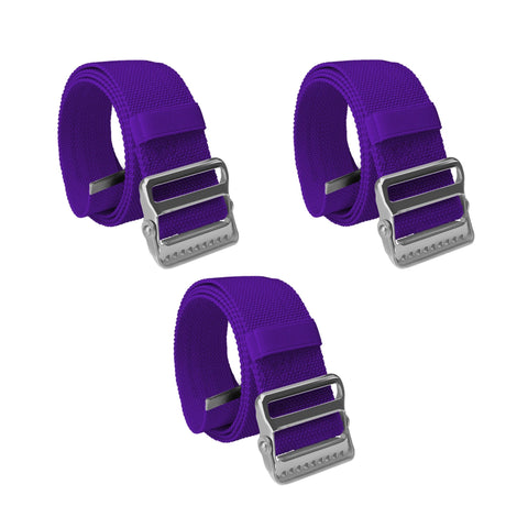 Walking Gait Belt with Metal Buckle and Belt Loop Holder, Patient Transfer Belt - Mobility Aid for Caregivers, Nurses, Home Health Aides, Physical Therapists - ASA TECHMED