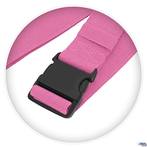 Walking Gait Belt with Plastic Quick Release Buckle Patient Transfer Belt 60" - Assorted Colors - ASA TECHMED