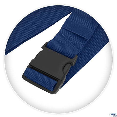 Walking Gait Belt with Plastic Quick Release Buckle Patient Transfer Belt 60" - Assorted Colors - ASA TECHMED