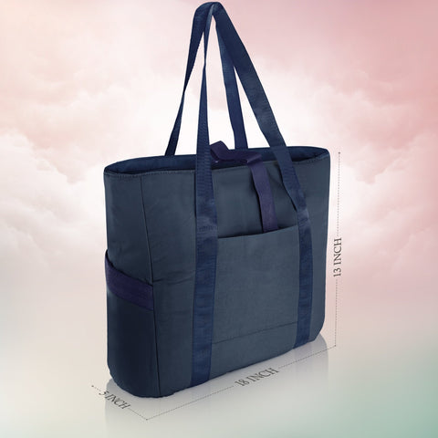 Work Travel Shoulder Tote Bag – Lightweight Nylon Organizer Bag for Women - ASA TECHMED