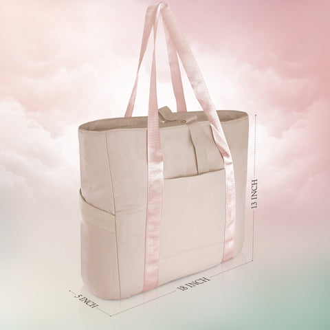 Work Travel Shoulder Tote Bag – Lightweight Nylon Organizer Bag for Women - ASA TECHMED