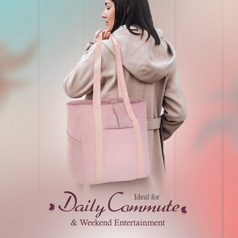 Work Travel Shoulder Tote Bag – Lightweight Nylon Organizer Bag for Women - ASA TECHMED