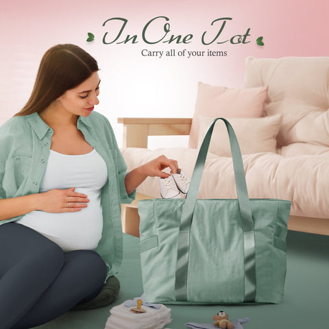 Work Travel Shoulder Tote Bag – Lightweight Nylon Organizer Bag for Women - ASA TECHMED