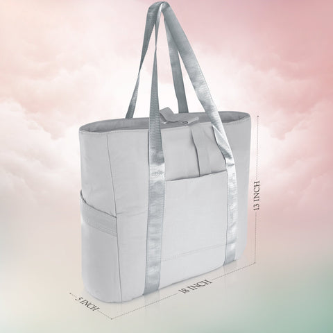 Work Travel Shoulder Tote Bag – Lightweight Nylon Organizer Bag for Women - ASA TECHMED