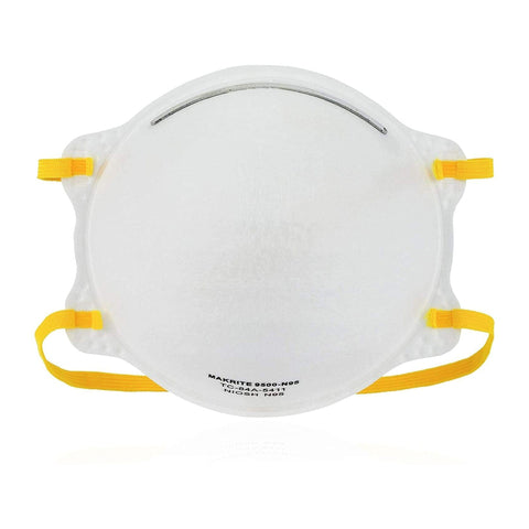 Makrite 9500-N95 NIOSH CDC Surgical Medical N95 Face Mask Respirator, Pack of 20 PPE Essentials