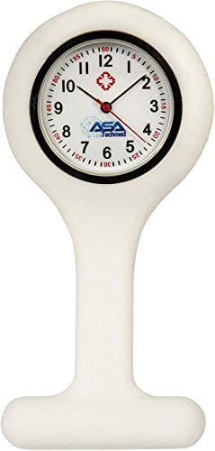Silicone Nurse Watch with Pin Clip/ Medical Brooch Fob Watch - Assorted Colors Nurse Watches