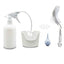 Ear Wax Cleaner Earwax Removal Kit Earwax Cleaning Tool with Basin 5 Tips US White Bottle Ear Wax kits