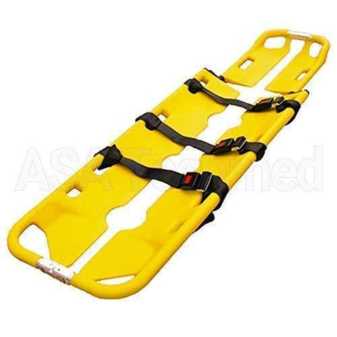 ASA Techmed Aluminum/ Plastic Scoop Stretcher, Yellow Stretchers and Immobilization Products