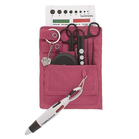 Nurse Organizer Pouch with Tactical Black Instruments - Assorted Colors Light Pink Nurse Kits