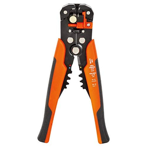ASATechmed Self-Adjusting Automatic Wire Stripping Tool, Cutter & Crimper Tool Portable Heavy Duty Pliers Set for Easy One Hand High Precision Industrial & Professional Use Safety Insulation Orange Tools
