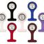 Silicone Nurse Watch with Pin Clip/ Medical Brooch Fob Watch - Assorted Colors Multicolored 7 Nurse Watches