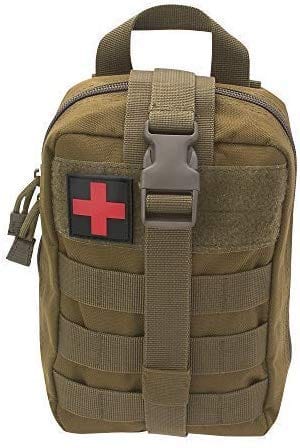 EMT Molle Pouch/ IFAK Pouch - Medical First Aid Kit Utility Pouch Brown Trauma & IFAK bags