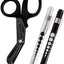 EMT Trauma Shears & LED Pupil Gauge Pen Light Combo (Batteries Included) Assorted Colors Black & Silver Nurse Products