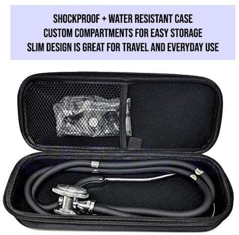 Professional Dual-Head Sprague Rappaport Stethoscope with Case - Assorted Colors Stethoscopes