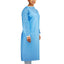 Blue Impervious Isolation Gown, Poly Coated, Elastic Cuffs - Bulk Discounts Available PPE Essentials