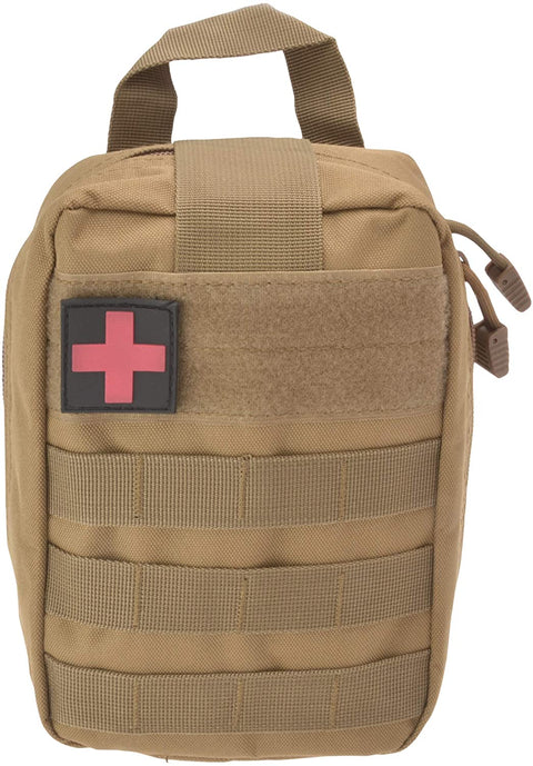 EMT Molle Pouch/ IFAK Pouch - Medical First Aid Kit Utility Pouch Khaki Trauma & IFAK bags