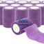 Self-Adherent Cohesive Tape Rolls in Assorted Sizes and Colors Purple 12-Pack Cohesive / Self Adhesive Bandages