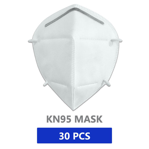 KN95 Face Masks, Breathing Safety Respirator Masks Set for Protection from Dust, Pollen 30 PPE Essentials