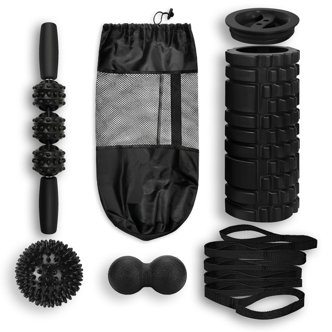 5-Piece Foam Roller & Muscle Recovery Massage Kit - ASA TECHMED