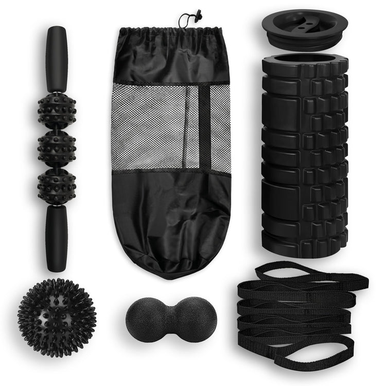 5-Piece Foam Roller & Muscle Recovery Massage Kit - ASA TECHMED