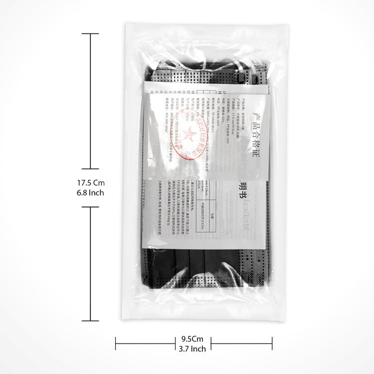 10 Pack Black "Savage" Style Face Masks - Reusable Fashion Cover - ASA TECHMED