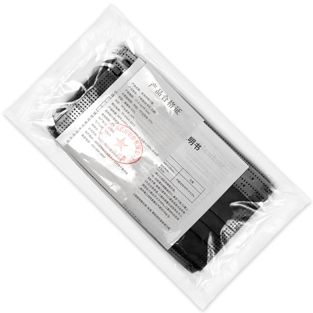 10 Pack Black "Savage" Style Face Masks - Reusable Fashion Cover - ASA TECHMED