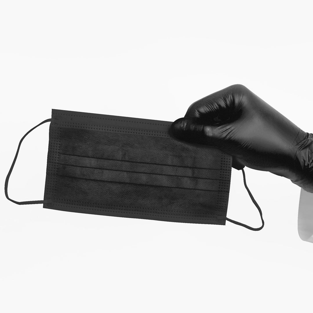 10 Pack Black "Savage" Style Face Masks - Reusable Fashion Cover - ASA TECHMED