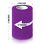 Roll of elastic bandage with measurements on a white background