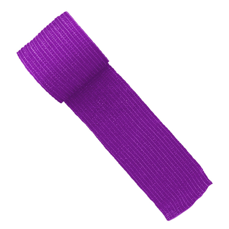Purple adhesive bandage wrap on a white background