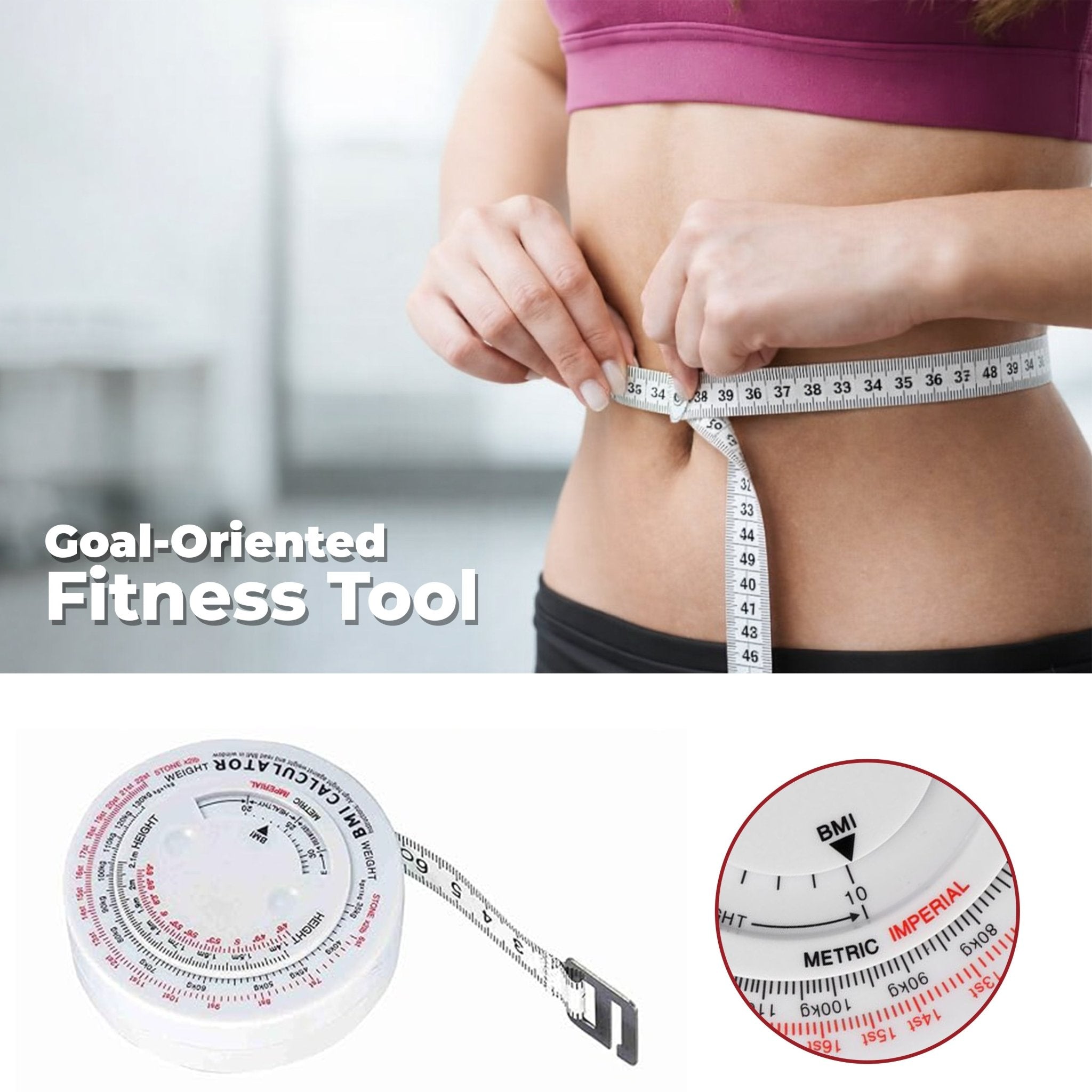 150cm Retractable Tape Measure for BMI and Body Mass Index - ASA TECHMED