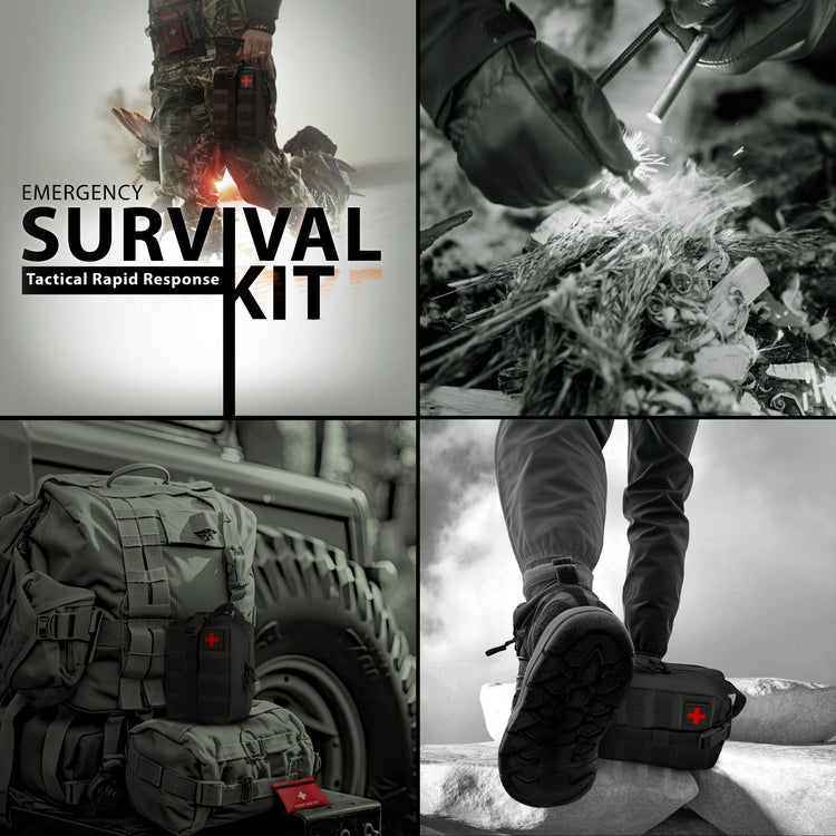 185 - Piece Emergency Survival Kit - Molle IFAK Pouch & First Aid Gear - ASA TECHMED