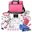 Physical Therapy Home Health Aide Kit with Home Multi Compartment Bag Pink Physical Therapy kits