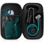 Medical Starter Kit - Stethoscope, Durable Blood Pressure Monitor, and EMT Shears and Protective Carrying Case Teal Aneroid Sphygmomanometer / Manual Blood Pressure Monitor